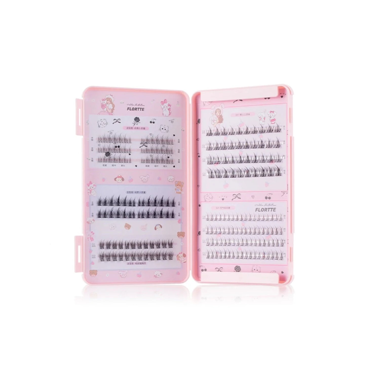 FLORTTE - 5 In 1 False Eyelashes Set