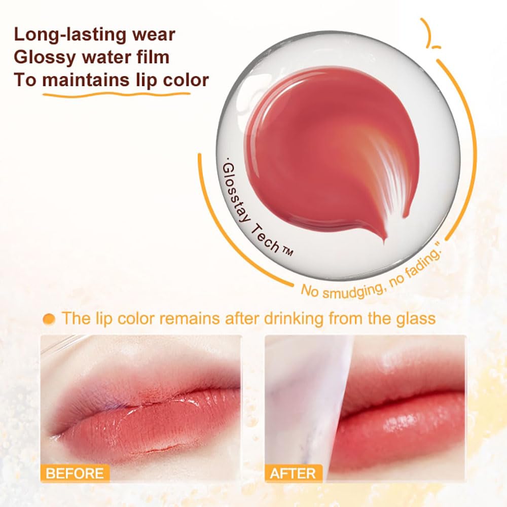 Judydoll - Special Edition Ice Watery Lip Gloss -#07 Hot Red Wine Color