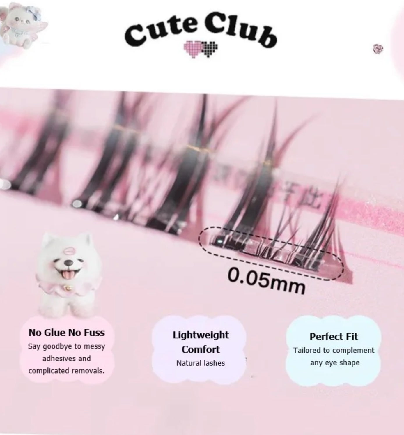 FLORTTE - Special Edition False Eyelashes - #N02 Playful Innocence