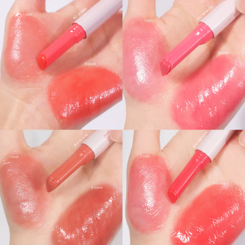 Peripera - Heart Jam Glow Lip #04 Honey Nut swatches