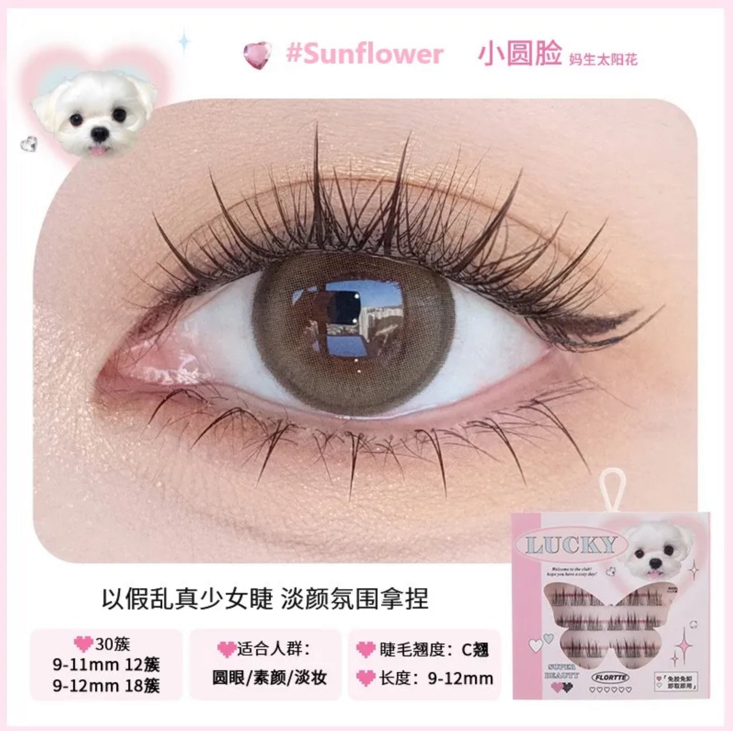 FLORTTE - False Eyelashes - Sunflower