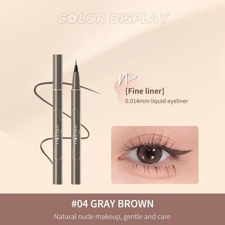 Judydoll - Ultra-Fine Liquid Eyeliner - 04 Gray Brown