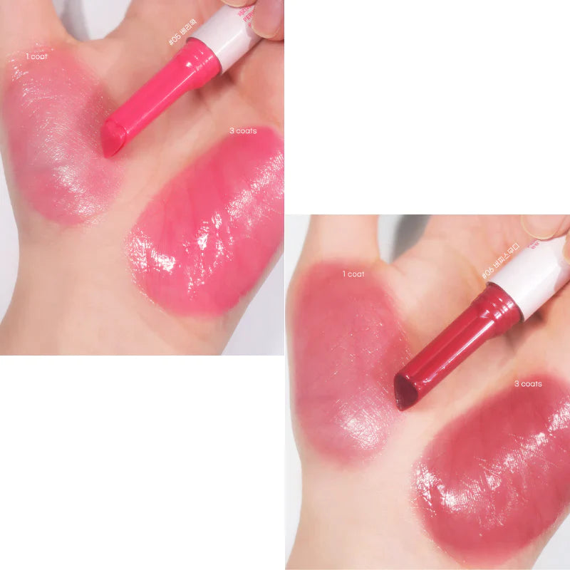 Peripera - Heart Jam Glow Lip #04 Honey Nut swatches
