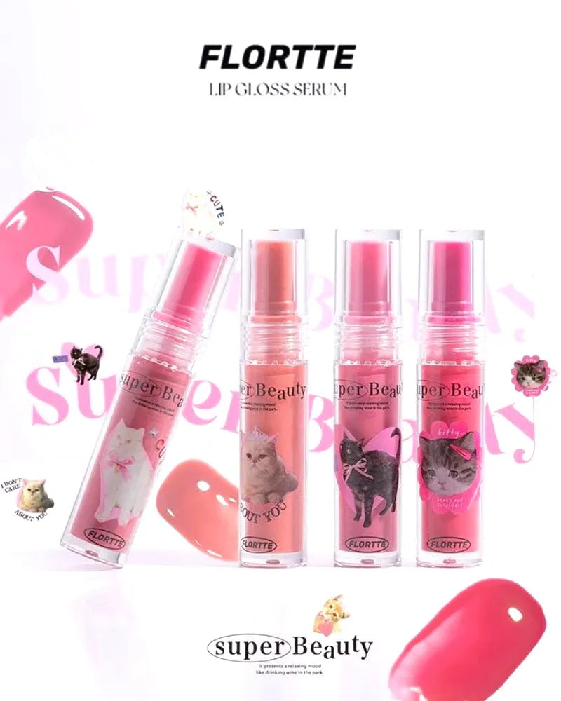 FLORTTE - I Am Super Beauty Lip Gloss Serum #05 Litchi