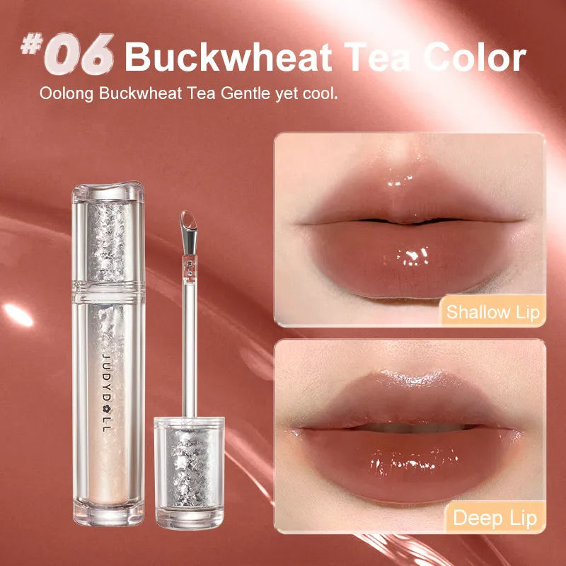 Judydoll - Special Edition Ice Watery Lip Gloss -#06 Buckwheat Tea Color