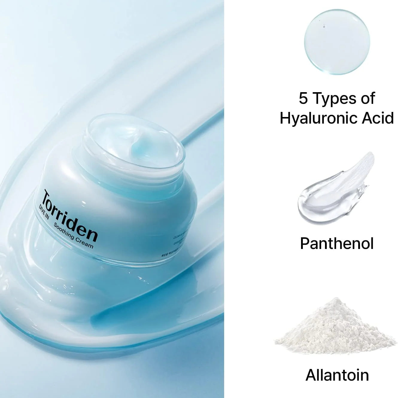 Torriden - DIVE-IN Low Molecular Hyaluronic Acid Soothing Cream