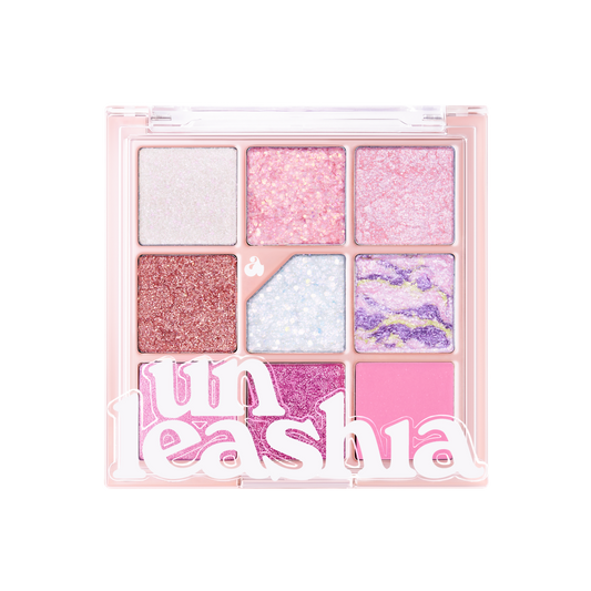 UNLEASHIA - Glitterpedia Eye Palette NO.9 All of Pink Glitter