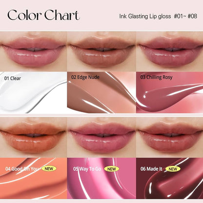 Peripera - Ink Glasting Lip Gloss #02 Edge Nude swatch