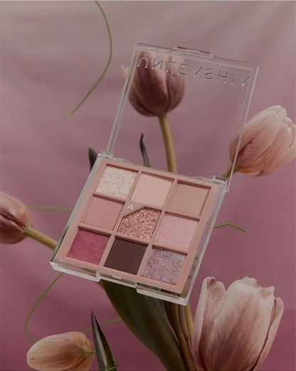 UNLEASHIA Glitterpedia Eye Palette NO.5 All of Dusty Rose