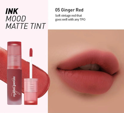 peripera - Ink Mood Matte Tint #05 Ginger Red swatch
